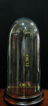 GLOCKE AUS GLAS cm. 06