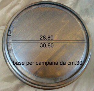 base in wood Cm.30